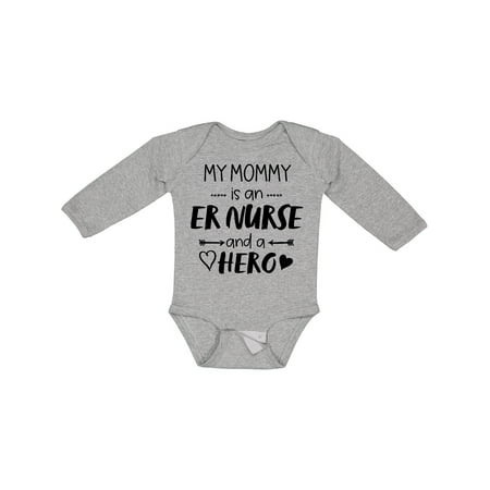 Inktastic My Mommy is an ER Nurse and a Hero Gift Baby Boy or Baby Girl Long Sleeve Bodysuit
Inktastic My Mommy is an ER Nurse and a Hero Gift Baby Boy or Baby Girl Long Sleeve Bodysuit