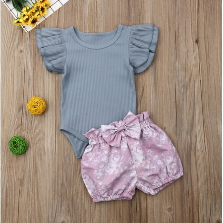 Newborn Baby Girl Infant Summer Clothes Tops Romper Floral Shorts Outfits Set 0-24M
Newborn Baby Girl Infant Summer Clothes Tops Romper Floral Shorts Outfits Set 0-24M