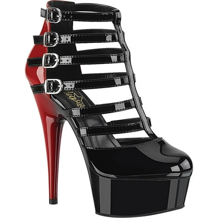 Women s Pleaser Delight 695 Caged Closed Toe Sandal