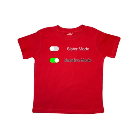 Inktastic Vacation Mode ON Sister Mode OFF Gift Toddler Boy or Toddler Girl T-Shirt
Inktastic Vacation Mode ON Sister Mode OFF Gift Toddler Boy or Toddler Girl T-Shirt