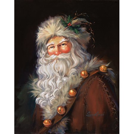 Woodland Santa Poster Print by Susan Comish