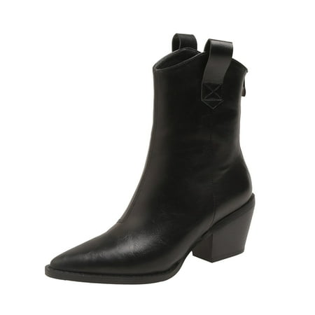 Sentuca Women s Shoes Pointed Toe High Heel Solid Warm Western Cowboy Knight Zip Ankle Boots
Sentuca Women s Shoes Pointed Toe High Heel Solid Warm Western Cowboy Knight Zip Ankle Boots