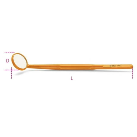 Beta Tools USA 017140001 1714-Inspection Mirror Plastic