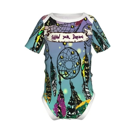 Adobk Beautiful Dreamcatcher Print Baby Climbing Clothes Jumpsuit Rompers Classic Rompers Child Short sleeve Bodysuits-9M 
Adobk Beautiful Dreamcatcher Print Baby Climbing Clothes Jumpsuit Rompers Classic Rompers Child Short sleeve Bodysuits-9M