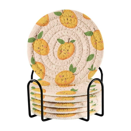 6 coil coasters 3.94x3.94x0.24 inch water coasters Drink coasters with cup holders Absorbent coasters Heat resistant for bar protection Lovely Smile Mango Seamless
6 coil coasters 3.94x3.94x0.24 inch water coasters Drink coasters with cup holders Absorbent coasters Heat resistant for bar protection Lovely Smile Mango Seamless