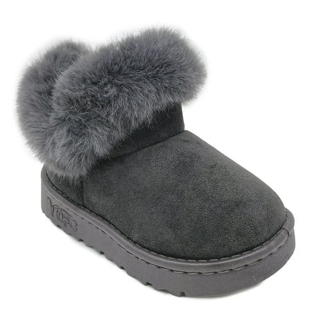 SNJ New Baby Infant Toddler Girl Faux Fur Lining Warm Winter Bootie Ankle Boot Shoe
SNJ New Baby Infant Toddler Girl Faux Fur Lining Warm Winter Bootie Ankle Boot Shoe