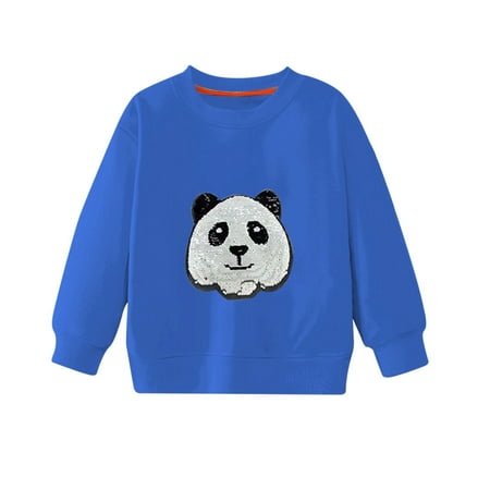 Fshinging Sweatshirts for Toddlers Boys And Girls Pullover Spring And Autumn Multi Color Sequins Big Long Sleeves Leisure Cartoon Panda Tiger Pattern Tops
Fshinging Sweatshirts for Toddlers Boys And Girls Pullover Spring And Autumn Multi Color Sequins Big Long Sleeves Leisure Cartoon Panda Tiger Pattern Tops