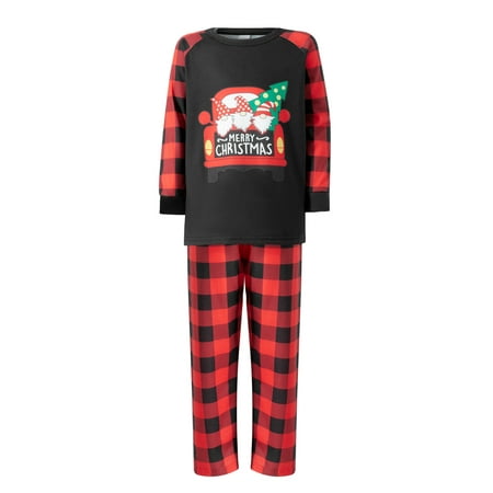 Genuiskids Christmas Pajamas Family Matching Long Sleeve Gnome Truck Print T-shirt Tops Plaid Pants Holiday Party Sleepwear Set
Genuiskids Christmas Pajamas Family Matching Long Sleeve Gnome Truck Print T-shirt Tops Plaid Pants Holiday Party Sleepwear Set