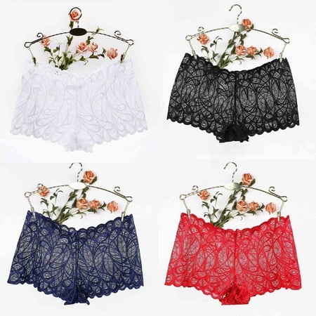 qolati Women Floral Lace Underwear Sexy Breathable Soft Brief Half Back Coverage High Waist Bikini Panties
qolati Women Floral Lace Underwear Sexy Breathable Soft Brief Half Back Coverage High Waist Bikini Panties