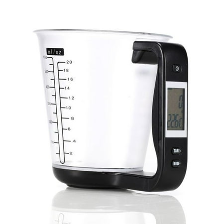 Kitchen Measuring Cup Scale LCD Digital Display for Baking Tea Weighting Coffee Black
Kitchen Measuring Cup Scale LCD Digital Display for Baking Tea Weighting Coffee Black
