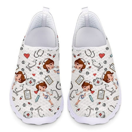 Cute Nurse/Doctor/Hospital Pattern Summer Loafers Woman Slip On Flats Sneakers Mesh Nursing Shoes For Women Lightweight Footwear
Cute Nurse/Doctor/Hospital Pattern Summer Loafers Woman Slip On Flats Sneakers Mesh Nursing Shoes For Women Lightweight Footwear