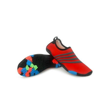 SIMANLAN Womens Mens Water Shoes Color Block Barefoot Quick Dry Beach Shoe Surf Lightweight Flats Outdoor Slip On Aqua Socks Red 7.5
SIMANLAN Womens Mens Water Shoes Color Block Barefoot Quick Dry Beach Shoe Surf Lightweight Flats Outdoor Slip On Aqua Socks Red 7.5