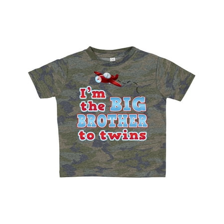 Inktastic I m the Big Brother to Twins. Gift Toddler Boy Girl T-Shirt