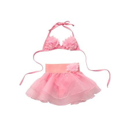 Nokpsedcb 2PCS Toddler Kids Baby Girls Solid Color Hanging Neck Floral Top Tutu Skirt Summer Swimwear Pink 3-4 Years 
Nokpsedcb 2PCS Toddler Kids Baby Girls Solid Color Hanging Neck Floral Top Tutu Skirt Summer Swimwear Pink 3-4 Years