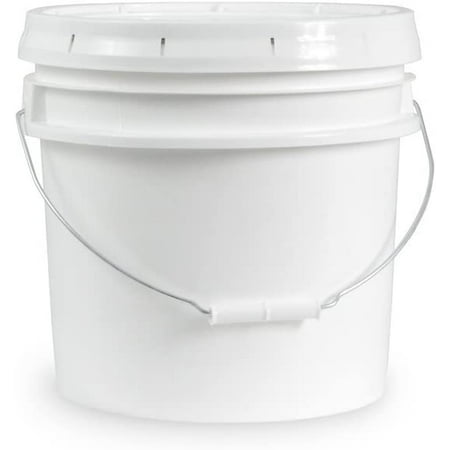 3.5 Gallon White Bucket & Lid - Durable 90 Mil All Purpose Pail - Food Grade - Contains No BPA Plastic (Pack Of 12)
3.5 Gallon White Bucket & Lid - Durable 90 Mil All Purpose Pail - Food Grade - Contains No BPA Plastic (Pack Of 12)