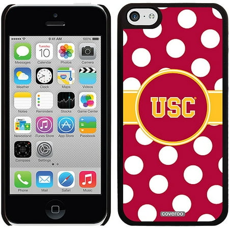 USC Polka Dots Design on iPhone 5c Thinshield Snap-On Case by Coveroo