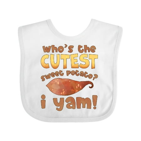 Inktastic Who s the Cutest Sweet Potato I Yam! Funny Thanksgiving Gift Baby Boy or Baby Girl Bib
Inktastic Who s the Cutest Sweet Potato I Yam! Funny Thanksgiving Gift Baby Boy or Baby Girl Bib