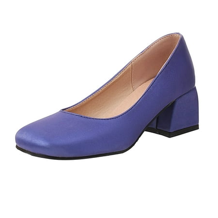 semimay ladies fashion solid color leather square head shallow mouth thick high heeled casual shoes blue
semimay ladies fashion solid color leather square head shallow mouth thick high heeled casual shoes blue