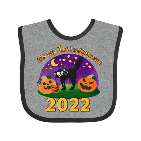 Inktastic It s My 1st Halloween Black Cat and Jack-O-Lanterns Gift Baby Boy or Baby Girl Bib
Inktastic It s My 1st Halloween Black Cat and Jack-O-Lanterns Gift Baby Boy or Baby Girl Bib