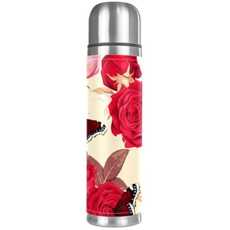 Butterfly Red Pink Rose Flowers Pattern Premium Insulated Water Bottle - Water Mug with Food-Grade PP Vacuum Insulated Leak-proof BPA-Free
Butterfly Red Pink Rose Flowers Pattern Premium Insulated Water Bottle - Water Mug with Food-Grade PP Vacuum Insulated Leak-proof BPA-Free