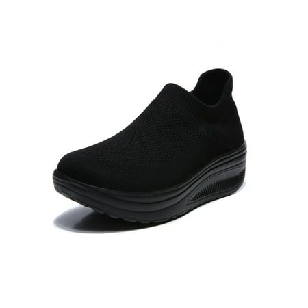 KIRIN Womens Ladies Wedge Mesh Breathable Sports Sneakers Runing Walking Jogger Slip On Shoes
KIRIN Womens Ladies Wedge Mesh Breathable Sports Sneakers Runing Walking Jogger Slip On Shoes
