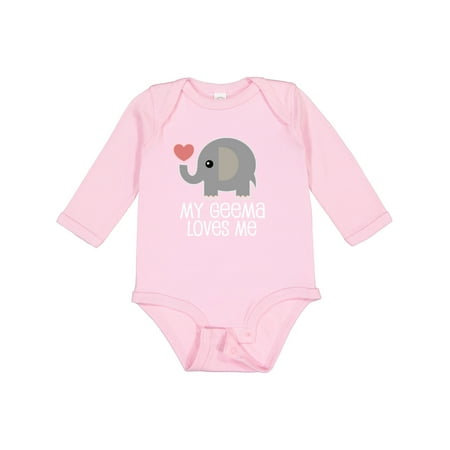 Inktastic My Geema Grandma Loves Me Gift Baby Boy or Baby Girl Long Sleeve Bodysuit
Inktastic My Geema Grandma Loves Me Gift Baby Boy or Baby Girl Long Sleeve Bodysuit