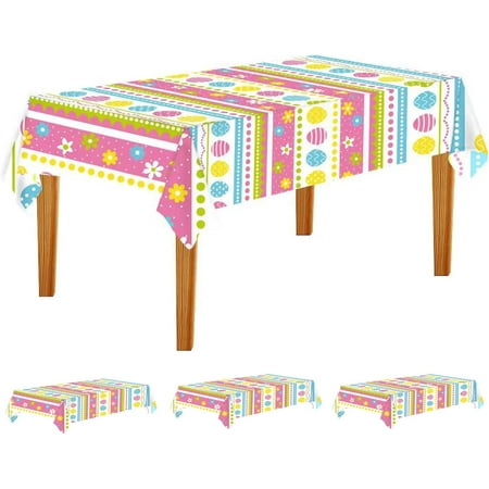 Fupoqi 4Packs Easter Party Decoration Tablecovers Waterproof Oil-Proof Vinyl Plastic Table Cover for Outdorre Picnic Camping Holiday Easter Tablecloth
Fupoqi 4Packs Easter Party Decoration Tablecovers Waterproof Oil-Proof Vinyl Plastic Table Cover for Outdorre Picnic Camping Holiday Easter Tablecloth