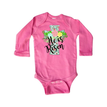 Inktastic He Is Risen Floral Print Cross with Beautiful Flowers Gift Baby Boy or Baby Girl Long Sleeve Bodysuit
Inktastic He Is Risen Floral Print Cross with Beautiful Flowers Gift Baby Boy or Baby Girl Long Sleeve Bodysuit