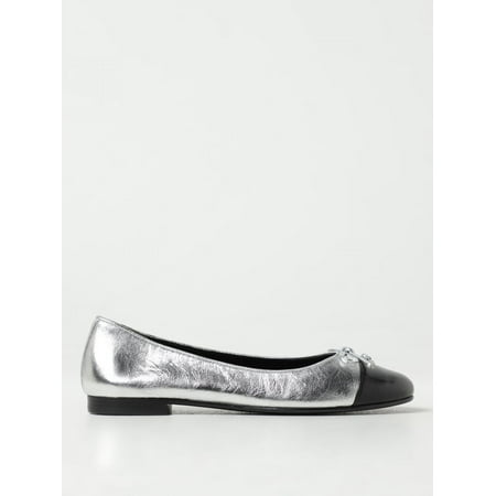 Tory Burch Ballet Flats Woman Silver Woman