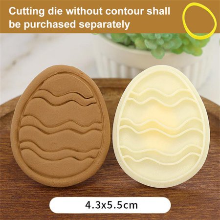 17 Styles Easter Cookie Mold Cartoon Biscuit Mold Plastic 3D Fondant Bunny Biscuit Mold Easter Party