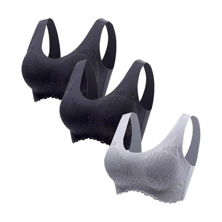 Photo-Ready Outfits HOMBOM Sports Bras for Women 3 Pack Top Bra Wire Free Lingerie Clearance Multicolor Size 10
Photo-Ready Outfits HOMBOM Sports Bras for Women 3 Pack Top Bra Wire Free Lingerie Clearance Multicolor Size 10