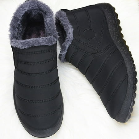 Mens/Womens Snow Boots Thick Warm Plush Lining Slip On Ankle Booties Anti-Slip Winter Supply
Mens/Womens Snow Boots Thick Warm Plush Lining Slip On Ankle Booties Anti-Slip Winter Supply