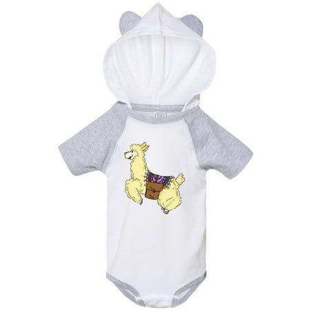 Inktastic Cute Jumping Alpaca Gift Baby Boy or Baby Girl Bodysuit