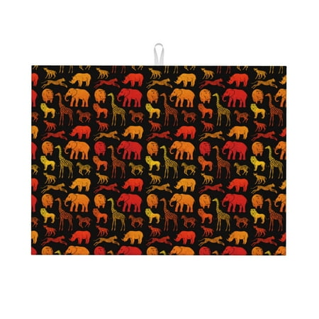 Adobk Animal Dish Drying Mat for Kitchen Counter Absorbent Microfiber Drying Pad Reusable Washable Large 18 x24
Adobk Animal Dish Drying Mat for Kitchen Counter Absorbent Microfiber Drying Pad Reusable Washable Large 18 x24