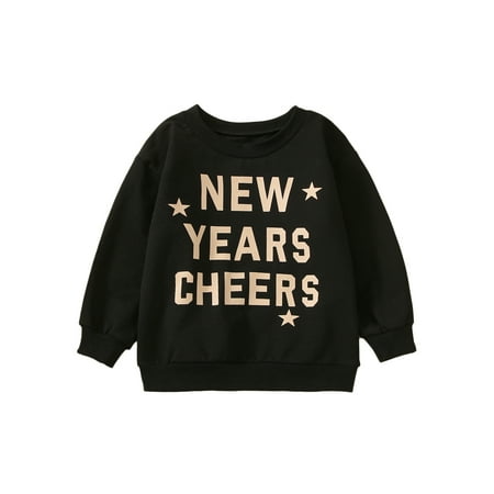 Toddler Baby Girls Boys Sweatshirts New Year Letter Print Round Neck Long Sleeve Autumn Winter Pullovers Tops
Toddler Baby Girls Boys Sweatshirts New Year Letter Print Round Neck Long Sleeve Autumn Winter Pullovers Tops