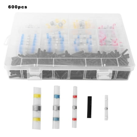Insulation Butt Connectors Waterproof 600PCs Solder Sleeve Ships For Automobile