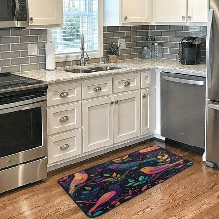 Long Floor Mat 39x20Inch Kitchen Mat Bathroom Mat Living Room Mat Bedroom Mat Absorbent Delicate Fabric No Ball Do Not Fade Lovely Colorful Birds1
Long Floor Mat 39x20Inch Kitchen Mat Bathroom Mat Living Room Mat Bedroom Mat Absorbent Delicate Fabric No Ball Do Not Fade Lovely Colorful Birds1