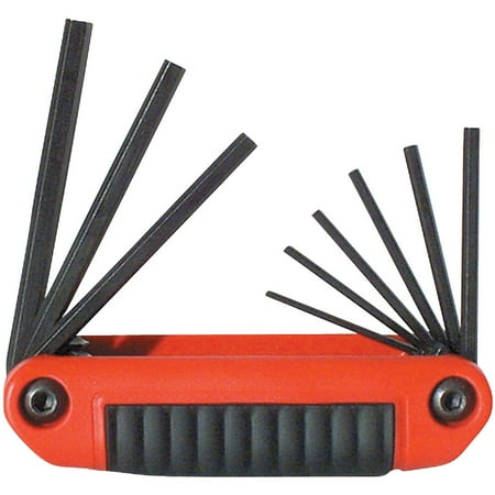 Eklind Medium Handle Ergo-Fold Hex Key Set 9-Piece