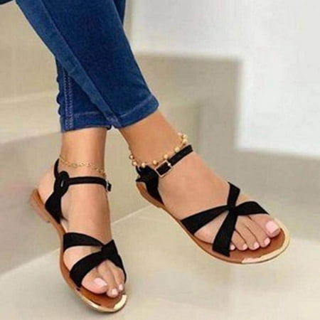 Homedles Sandals Women- Open Toe Slippers Shoes Comfy Sandals Casual Comfortable Beach Sandals Black 37
Homedles Sandals Women- Open Toe Slippers Shoes Comfy Sandals Casual Comfortable Beach Sandals Black 37