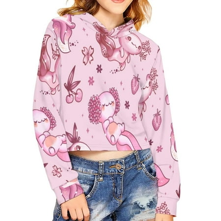 Renewold Pink Flowers Axolotls Hoodies for Kids Girls Soft 7-8 Years Warmth Long Sleeve Pullover Crop Tops Sweatshirt Fall Winter Outdoor Sport Jacket
Renewold Pink Flowers Axolotls Hoodies for Kids Girls Soft 7-8 Years Warmth Long Sleeve Pullover Crop Tops Sweatshirt Fall Winter Outdoor Sport Jacket