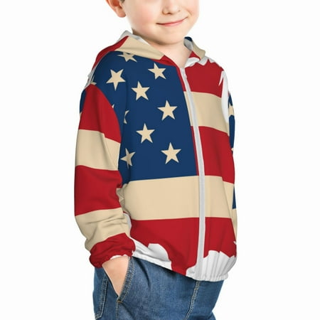 Uemuo American Flag Map Pattern Rash Guard for Boys Girls Long Sleeve Swim Shirts UPF 50+ UV Sun Protection Hooded Fishing Shirt with Pocket for Kid-5 Years
Uemuo American Flag Map Pattern Rash Guard for Boys Girls Long Sleeve Swim Shirts UPF 50+ UV Sun Protection Hooded Fishing Shirt with Pocket for Kid-5 Years