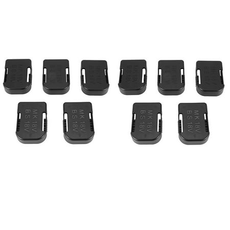 10 Pcs New for Makita 18V Fixing Devices Battery Storage Rack Holder Case(Black)
10 Pcs New for Makita 18V Fixing Devices Battery Storage Rack Holder Case(Black)