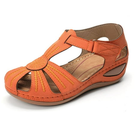 Yilirongyumm Orange 43 Sandals Women Ladies Girls Comfortable Ankle Hollow Round Toe Sandals Soft Sole Shoes
Yilirongyumm Orange 43 Sandals Women Ladies Girls Comfortable Ankle Hollow Round Toe Sandals Soft Sole Shoes