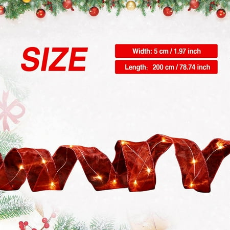 Christmas Ribbon Fairy Lights Christmas LED Lights Double Ribbon String Lights Christmas Tree Decoration Glowing Ribbon Pendant
Christmas Ribbon Fairy Lights Christmas LED Lights Double Ribbon String Lights Christmas Tree Decoration Glowing Ribbon Pendant