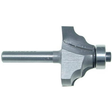 Magnate 3901 Wavy Edge Router Bit — 11/16 Cutting Height; 1/4 Shank Diameter; 2-3/16 Overall Length; 3/16 Radius; 1-1/4 Overall Diameter
Magnate 3901 Wavy Edge Router Bit — 11/16 Cutting Height; 1/4 Shank Diameter; 2-3/16 Overall Length; 3/16 Radius; 1-1/4 Overall Diameter