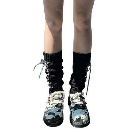 TFFR Women Autumn Leg Warmers Solid Color Bandage Footless Stretch Knitted High Socks for Girls White/Black
TFFR Women Autumn Leg Warmers Solid Color Bandage Footless Stretch Knitted High Socks for Girls White/Black