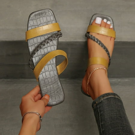 Frostluinai Women Sandals Savings 2023! Women s Flat Shoes Ladies Beach Sandals Summer Non-Slip Causal Slippers
Frostluinai Women Sandals Savings 2023! Women s Flat Shoes Ladies Beach Sandals Summer Non-Slip Causal Slippers