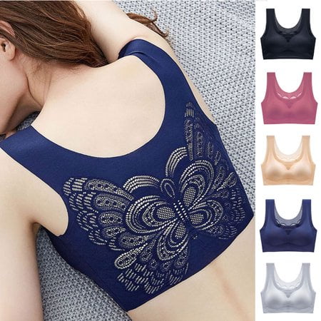 Butterfly Plus Size Ice Silk Bra Seamless with Removable Pads Fashionable for Women Girl New
Butterfly Plus Size Ice Silk Bra Seamless with Removable Pads Fashionable for Women Girl New
