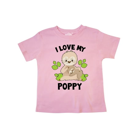 Inktastic Cute Sloth I Love My Poppy with Green Leaves Gift Toddler Boy or Toddler Girl T-Shirt
Inktastic Cute Sloth I Love My Poppy with Green Leaves Gift Toddler Boy or Toddler Girl T-Shirt