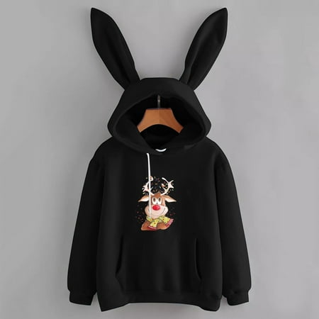 jsaierl Hoodies for Women Bunny Ear Long Sleeve Shirts Christmas Sweaishirt Elk Print Tops Dressy Casual 2022 Cute Blouse Tee Xmas Pullover
jsaierl Hoodies for Women Bunny Ear Long Sleeve Shirts Christmas Sweaishirt Elk Print Tops Dressy Casual 2022 Cute Blouse Tee Xmas Pullover